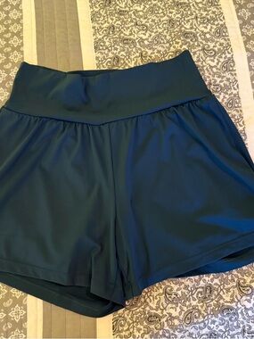 HALARA Dark Teal High-Waist Athletic Shorts